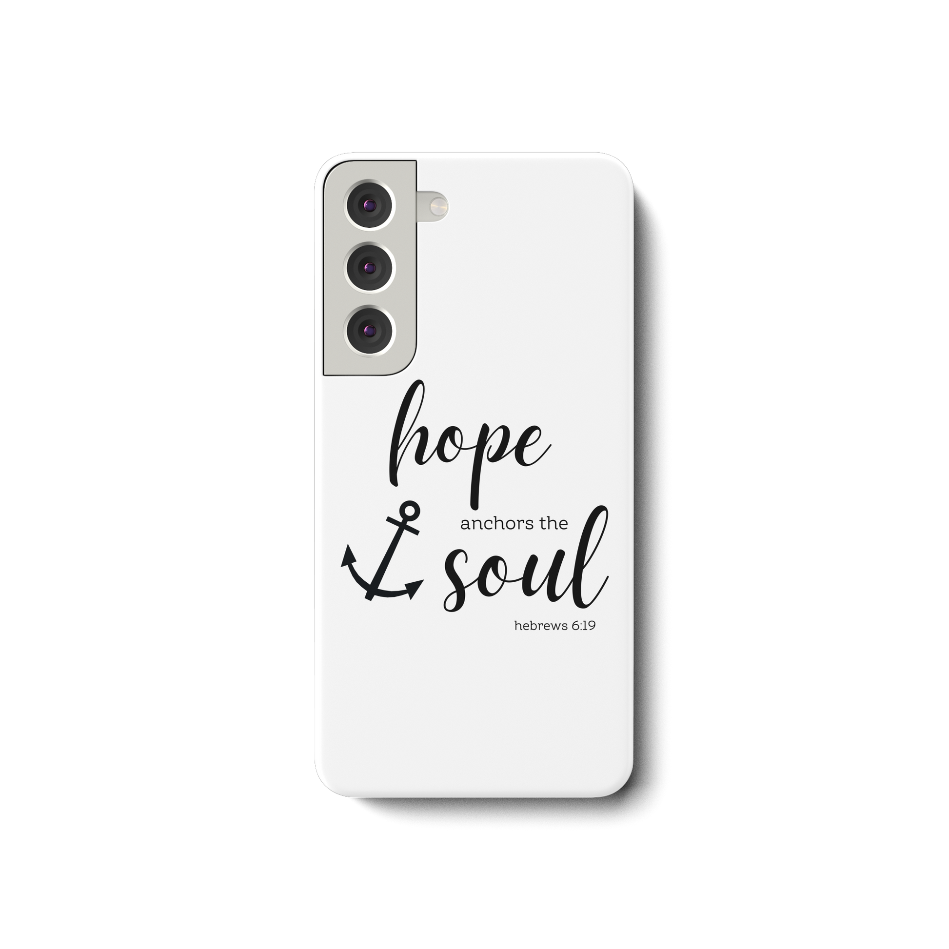 hope anchors the soul - Samsung Galaxy S22 Handyhülle - wertvoll und geliebt 