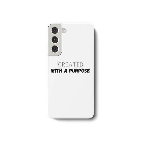 Created with a purpose - Samsung Galaxy S22 Handyhülle - wertvoll und geliebt 