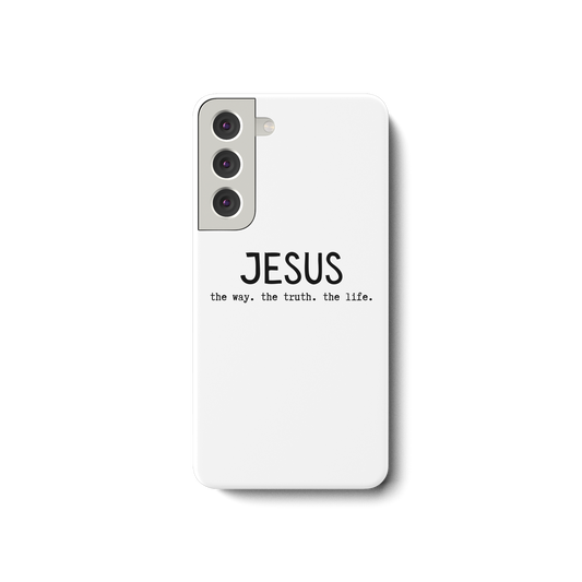 Jesus - the way. the truth. the life. - Samsung Galaxy S22 Handyhülle - wertvoll und geliebt 