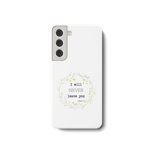 I will never leave you - Samsung Galaxy S22 Handyhülle - wertvoll und geliebt 