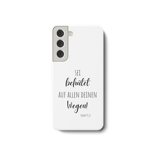 Sei behütet - Samsung Galaxy S22 Handyhülle - wertvoll und geliebt 
