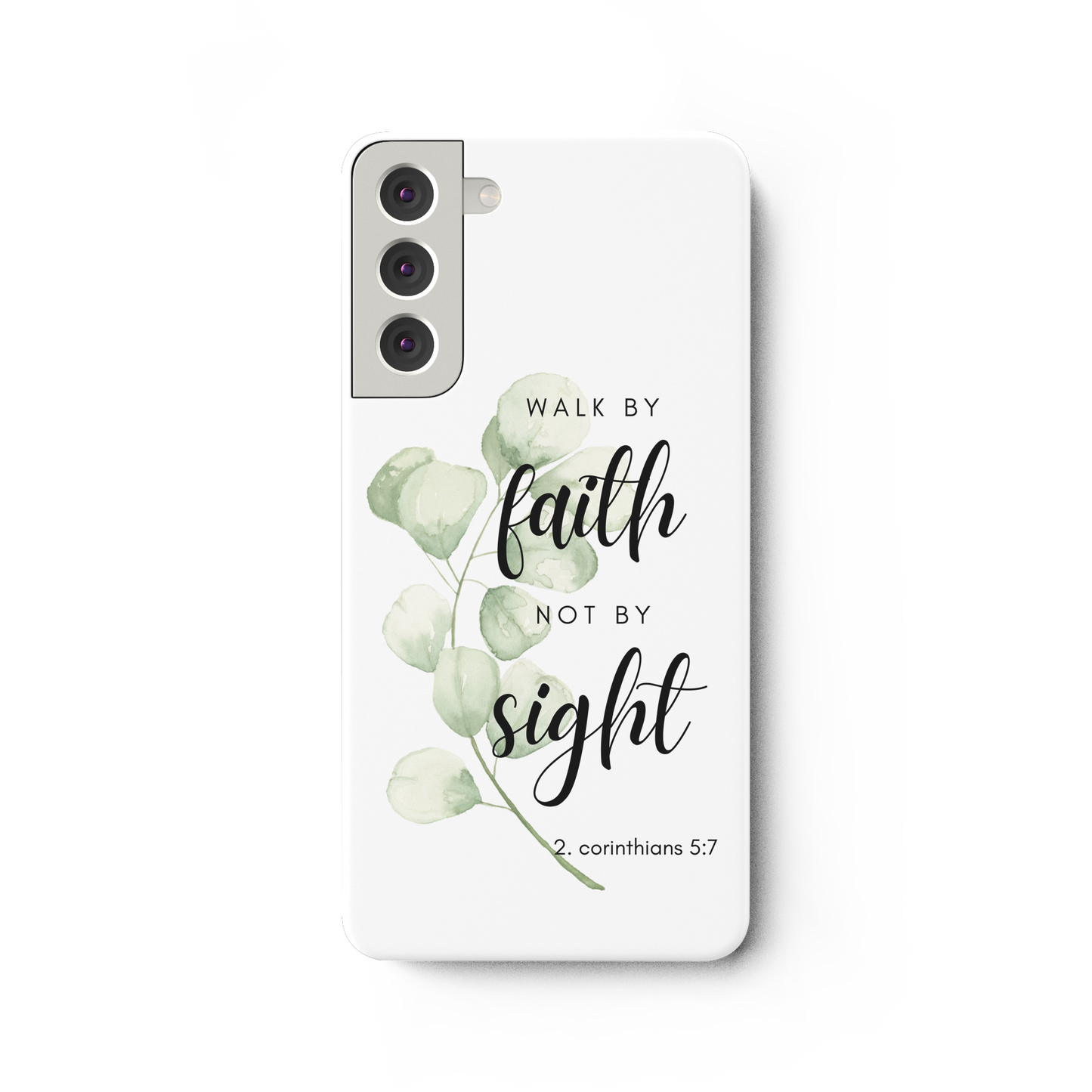 Walk by faith - Samsung Galaxy S22 Plus Handyhülle - wertvoll und geliebt 