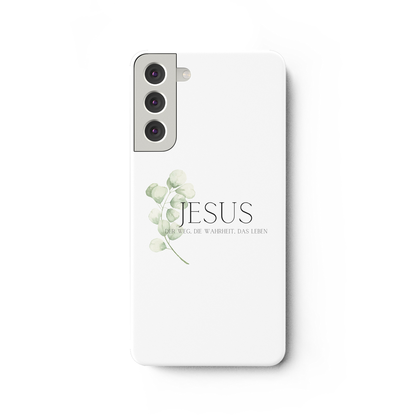 Jesus - der Weg, die Wahrheit, das Leben - Samsung Galaxy S22 Plus Handyhülle - wertvoll und geliebt 