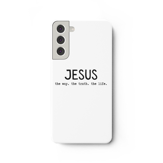 Jesus - the way. the truth. the life. - Samsung Galaxy S22 Plus Handyhülle - wertvoll und geliebt 