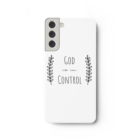 God is in control - Samsung Galaxy S22 Plus Handyhülle - wertvoll und geliebt 