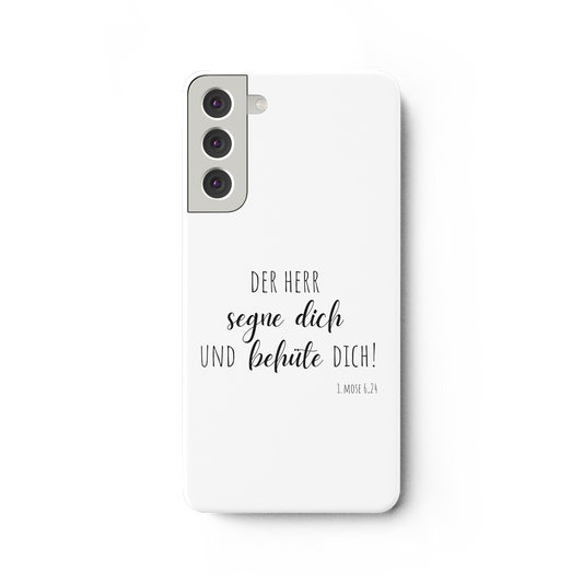 Der Herr segne und behüte Dich - Samsung Galaxy S22 Plus Handyhülle - wertvoll und geliebt 