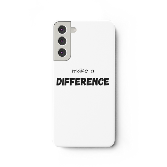 make a difference - Samsung Galaxy S22 Plus Handyhülle - wertvoll und geliebt 