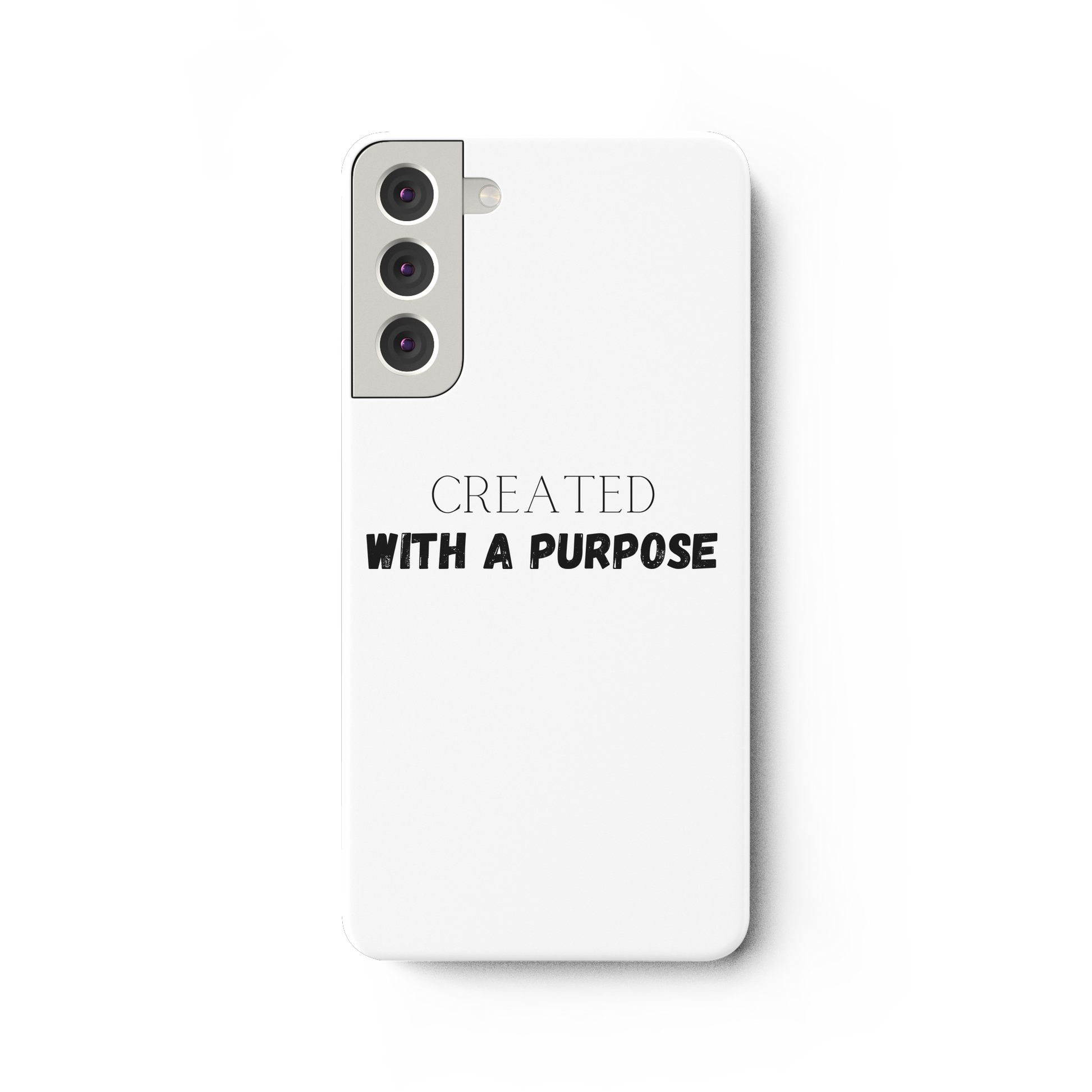 Created with a purpose - Samsung Galaxy S22 Plus Handyhülle - wertvoll und geliebt 