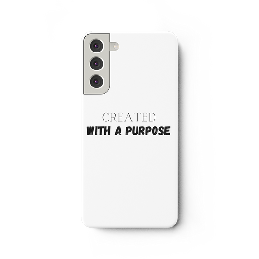 Created with a purpose - Samsung Galaxy S22 Plus Handyhülle - wertvoll und geliebt 
