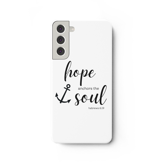 hope anchors the soul - Samsung Galaxy S22 Plus Handyhülle - wertvoll und geliebt 