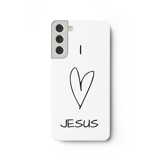I love Jesus - Samsung Galaxy S22 Plus Handyhülle - wertvoll und geliebt 