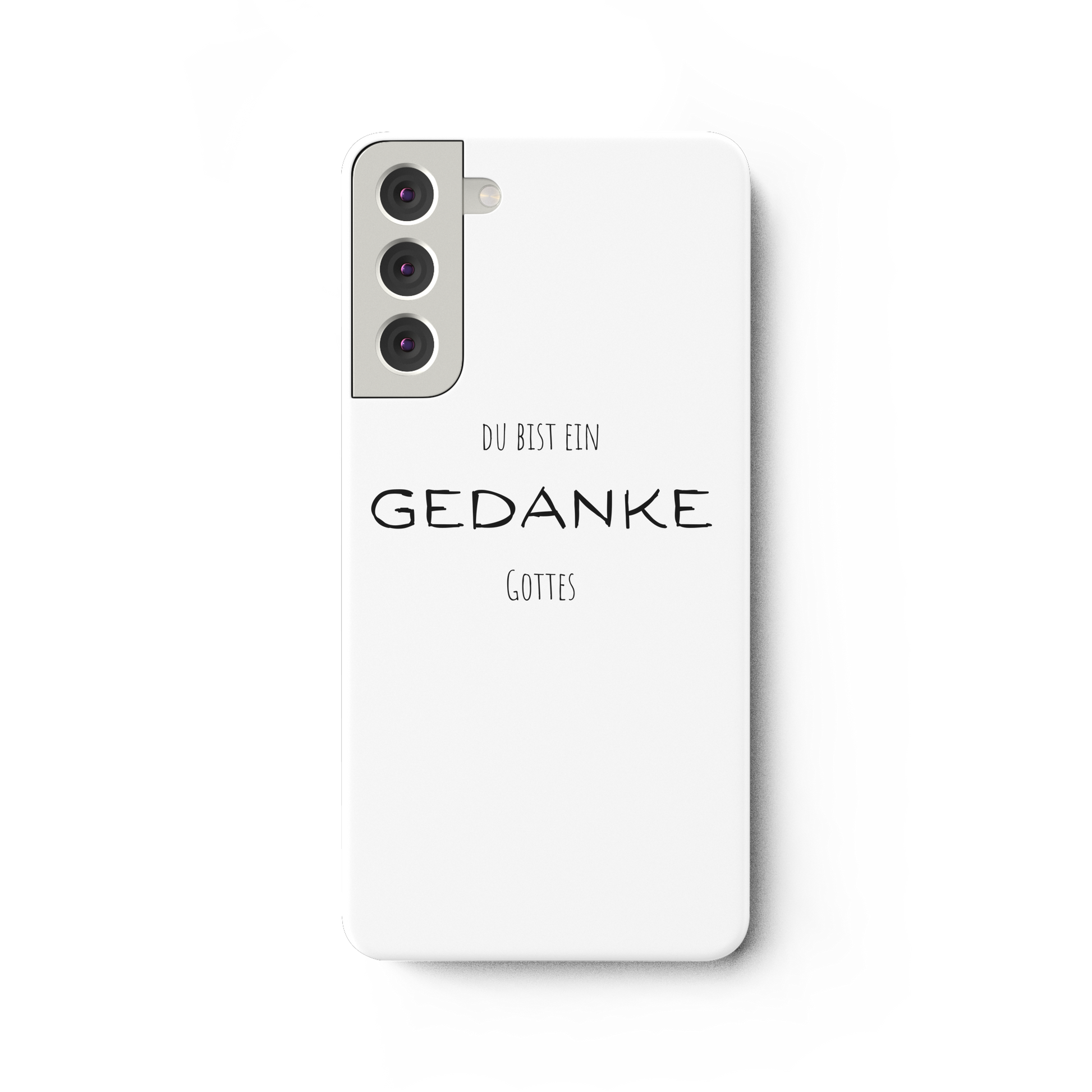 Du bist ein Gedanke Gottes - Samsung Galaxy S22 Plus Handyhülle - wertvoll und geliebt 