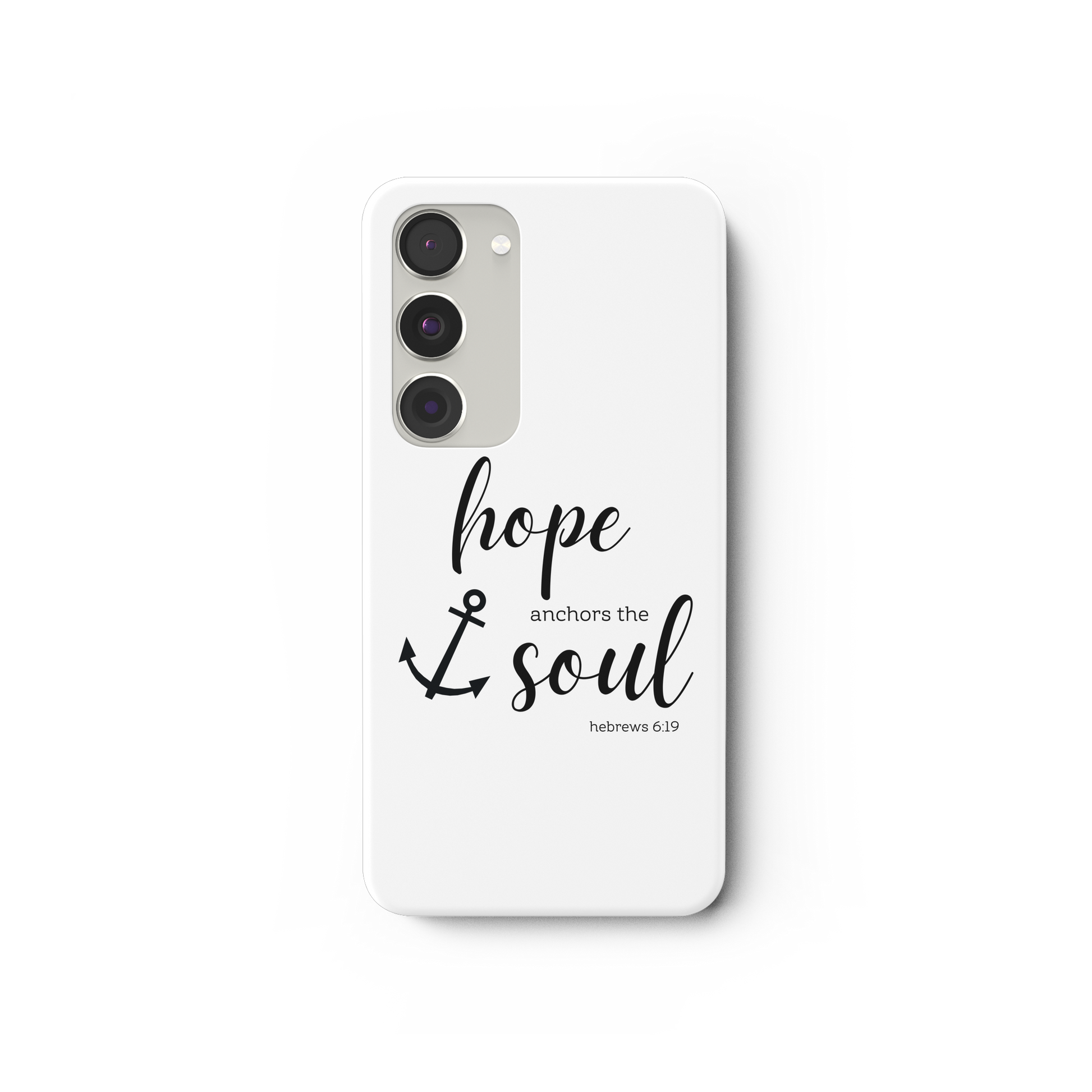 hope anchors the soul - Samsung Galaxy S23 Handyhülle - wertvoll und geliebt 