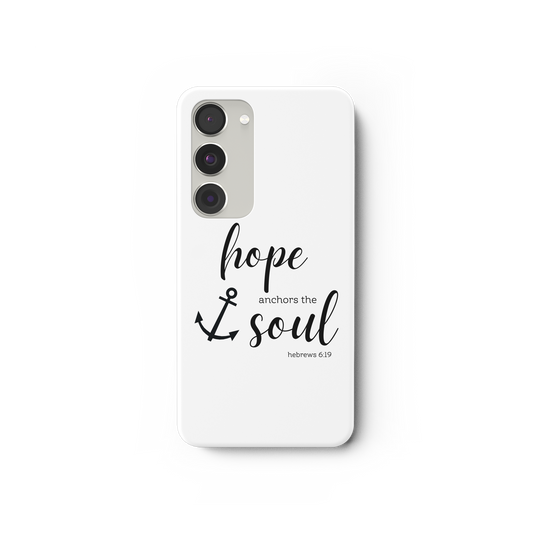 hope anchors the soul - Samsung Galaxy S23 Handyhülle - wertvoll und geliebt 