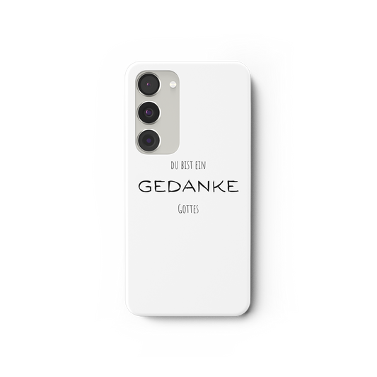 Du bist ein Gedanke Gottes - Samsung Galaxy S23 Handyhülle - wertvoll und geliebt 