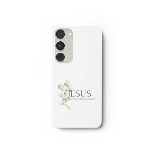 Jesus - der Weg, die Wahrheit, das Leben - Samsung Galaxy S23 Handyhülle - wertvoll und geliebt 