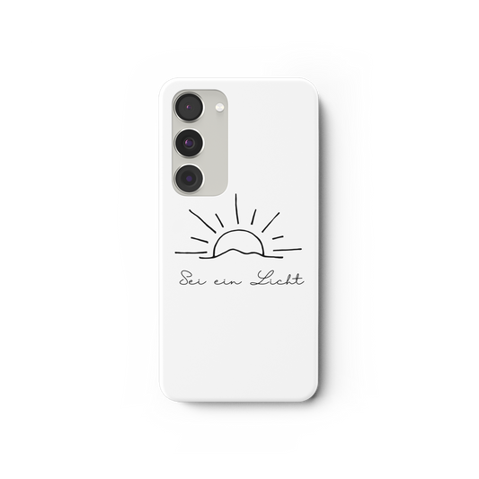 Sei ein Licht - Samsung Galaxy S23 Handyhülle - wertvoll und geliebt 