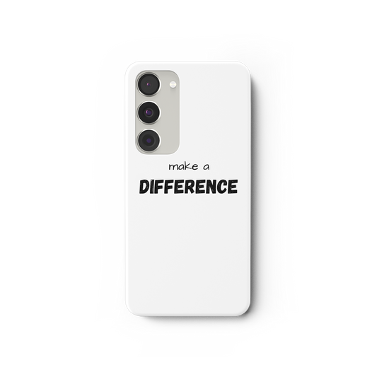 make a difference - Samsung Galaxy S23 Handyhülle - wertvoll und geliebt 