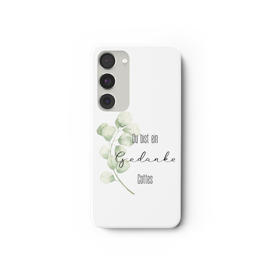 Du bist ein Gedanke Gottes - Samsung Galaxy S23 Handyhülle - wertvoll und geliebt 