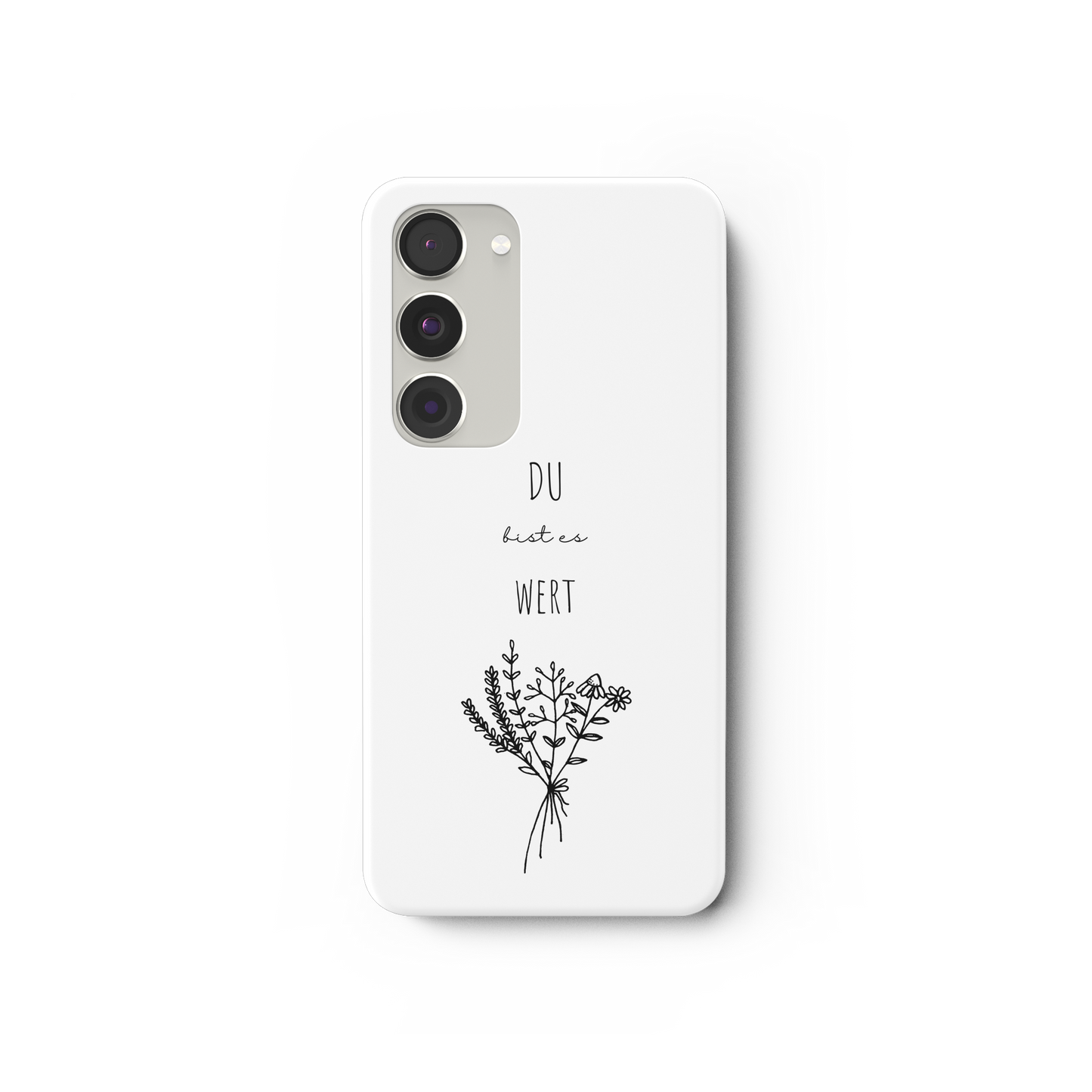 Du bist es wert - Samsung Galaxy S23 Handyhülle - wertvoll und geliebt 