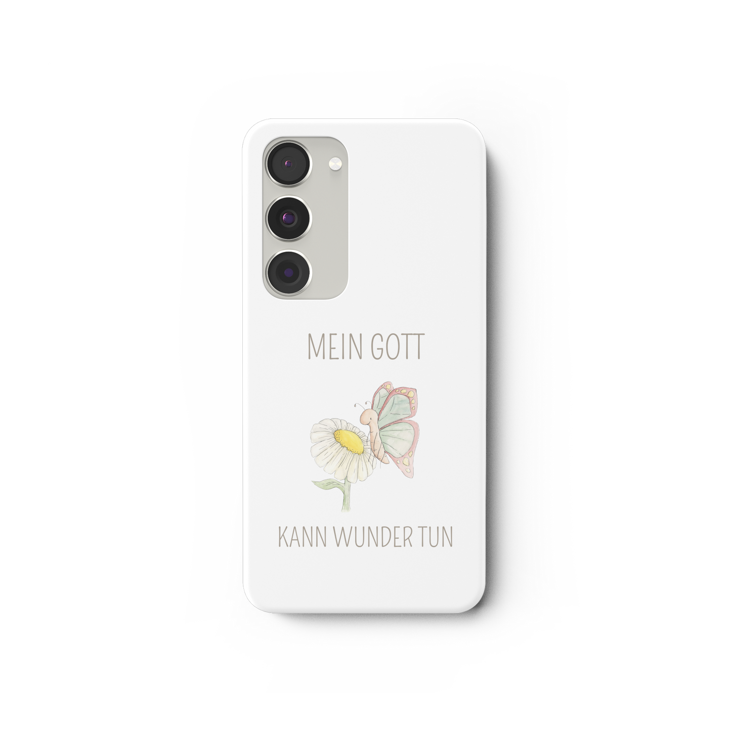 Mein Gott kann Wunder tun - Samsung Galaxy S23 Handyhülle - wertvoll und geliebt 