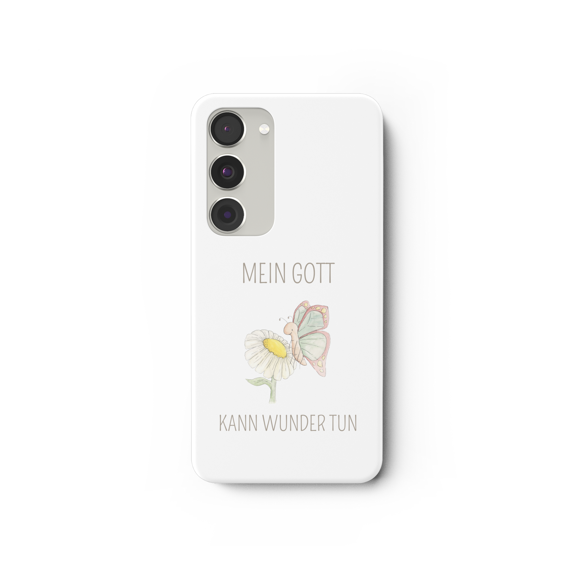 Mein Gott kann Wunder tun - Samsung Galaxy S23 Handyhülle - wertvoll und geliebt 