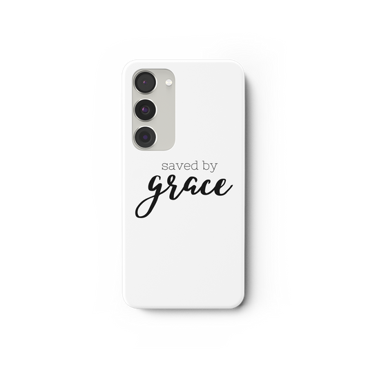 Saved by grace - Samsung Galaxy S23 Handyhülle - wertvoll und geliebt 