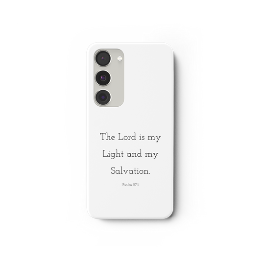 Psalm 27:1 - Samsung Galaxy S23 Handyhülle - wertvoll und geliebt 