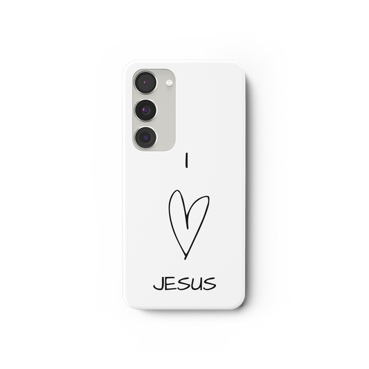 I love Jesus - Samsung Galaxy S23 Handyhülle - wertvoll und geliebt 