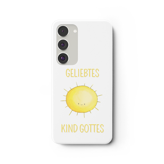 Geliebtes Kind Gottes - Samsung Galaxy S23 Plus Handyhülle - wertvoll und geliebt 