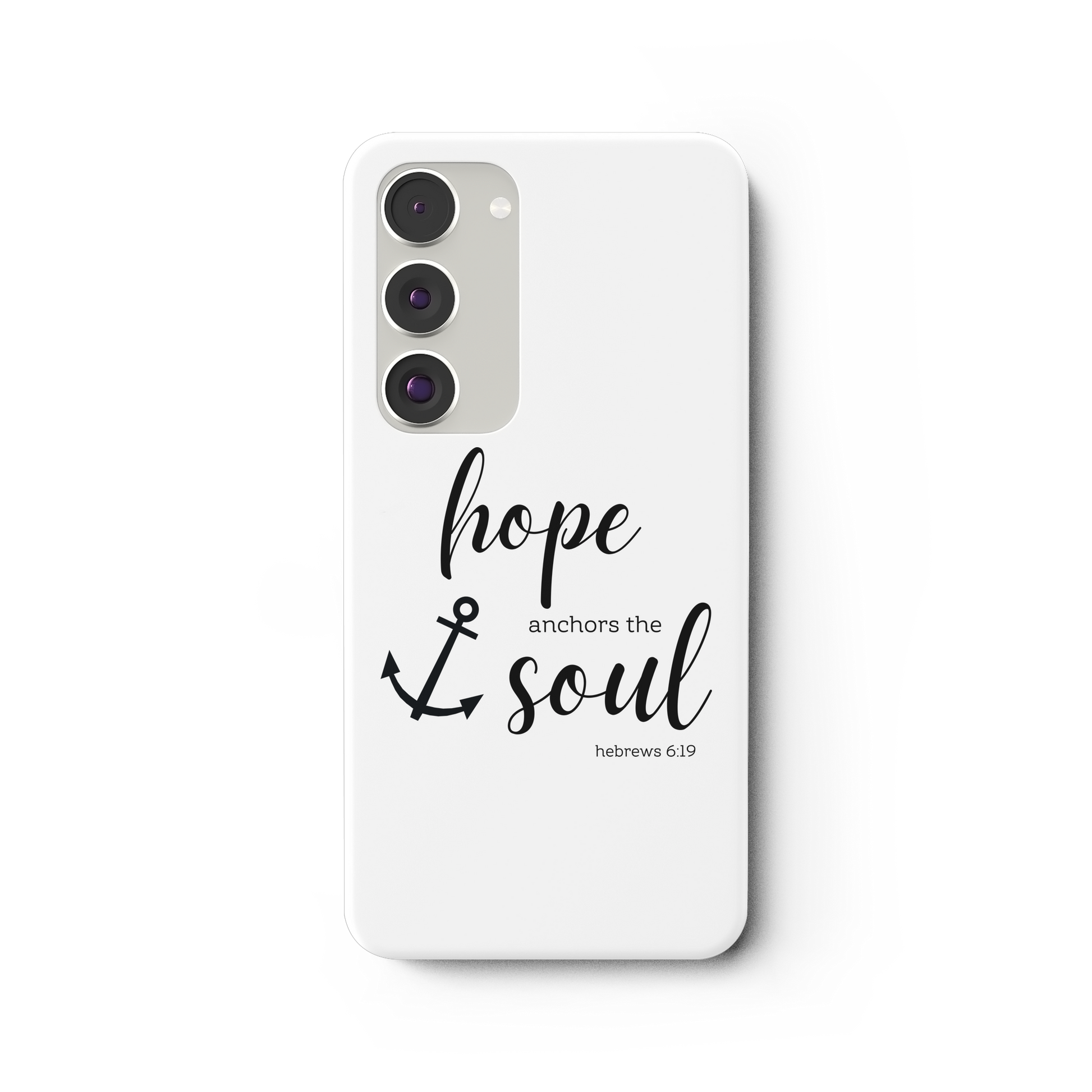 hope anchors the soul - Samsung Galaxy S23 Plus Handyhülle - wertvoll und geliebt 