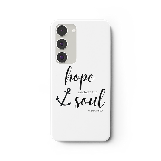 hope anchors the soul - Samsung Galaxy S23 Plus Handyhülle - wertvoll und geliebt 