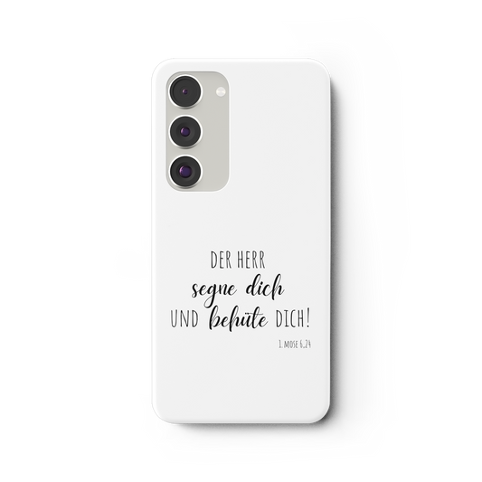 Der Herr segne und behüte Dich - Samsung Galaxy S23 Plus Handyhülle - wertvoll und geliebt 