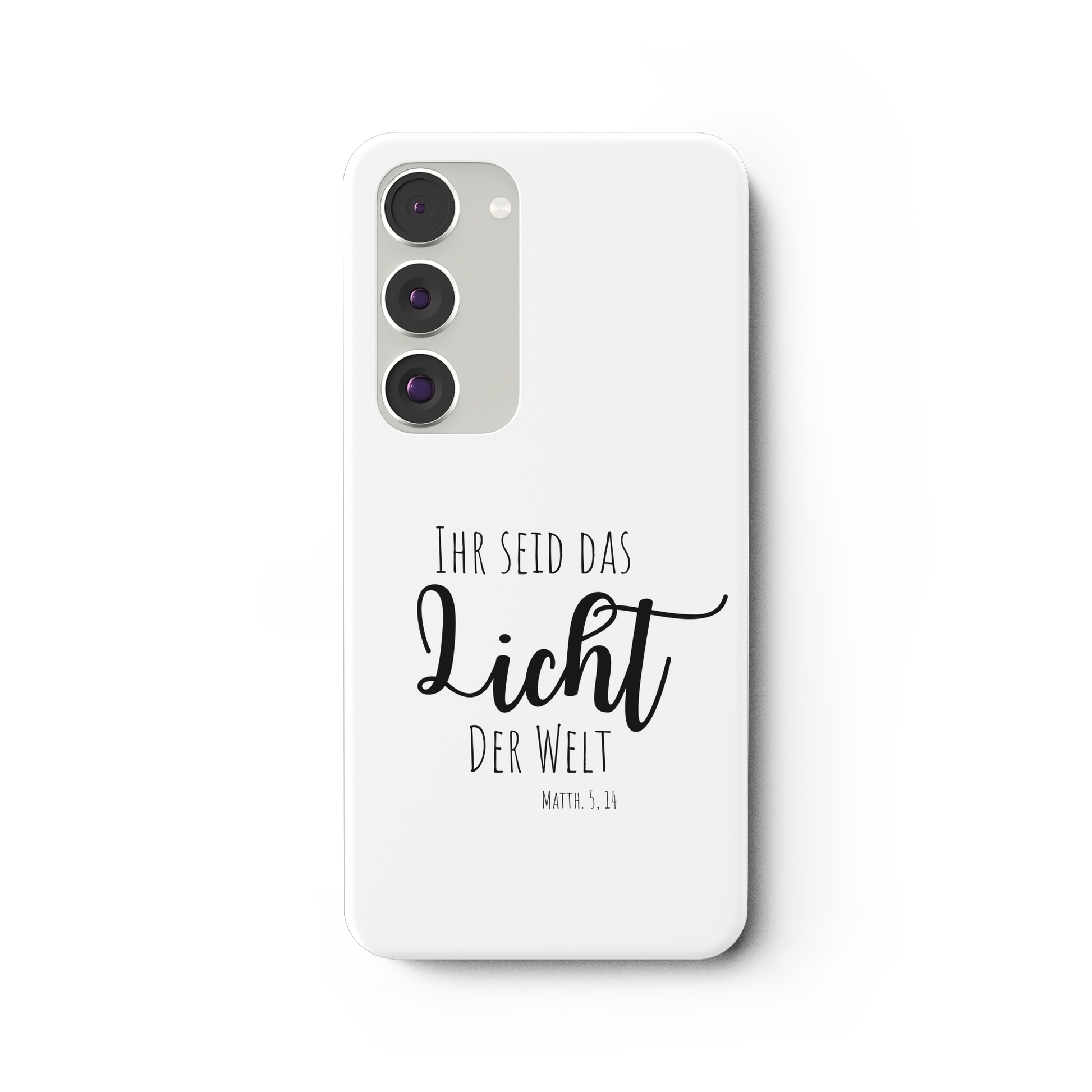 Ihr seid das Licht der Welt - Samsung Galaxy S23 Plus Handyhülle - wertvoll und geliebt 