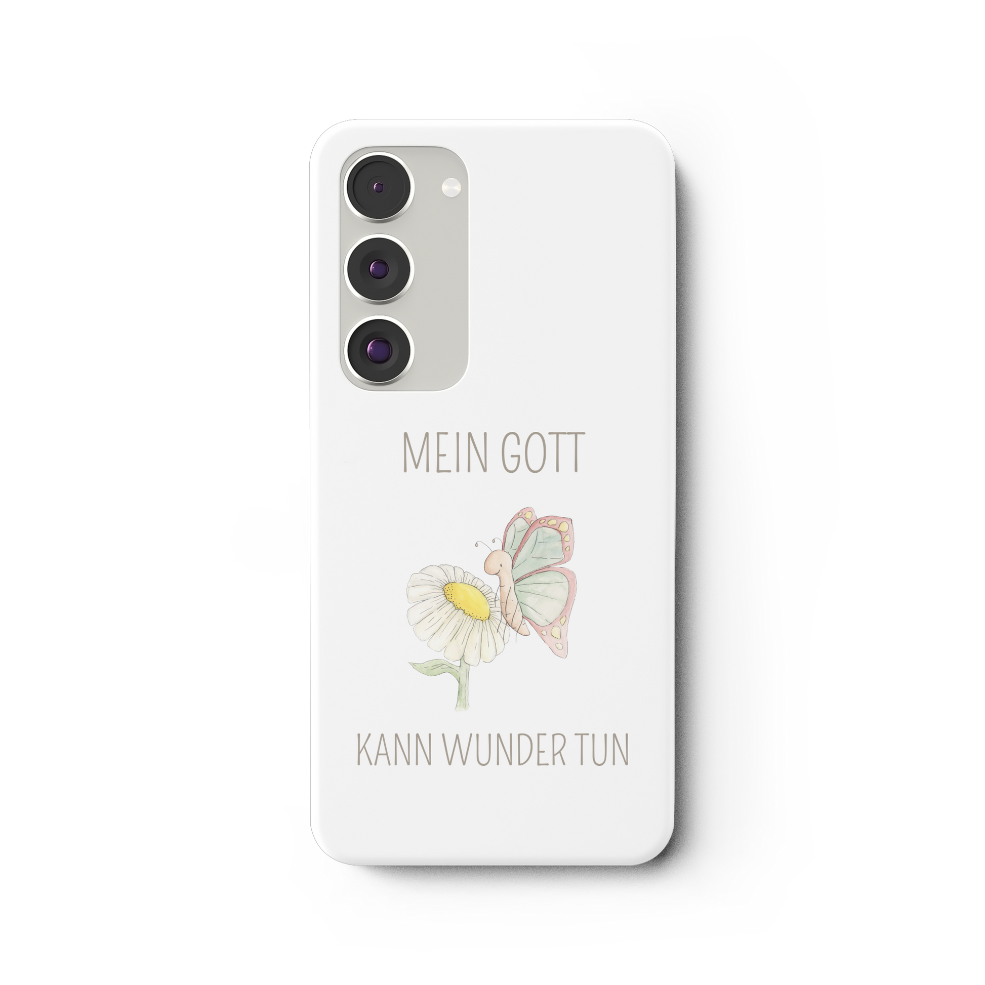 Mein Gott kann Wunder tun - Samsung Galaxy S23 Plus Handyhülle - wertvoll und geliebt 