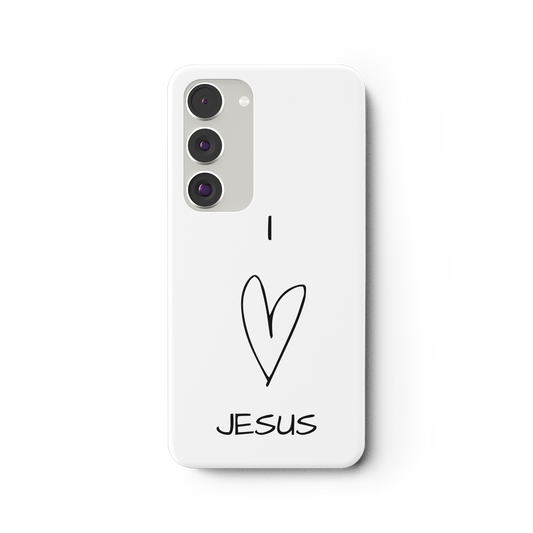 I love Jesus - Samsung Galaxy S23 Plus Handyhülle - wertvoll und geliebt 