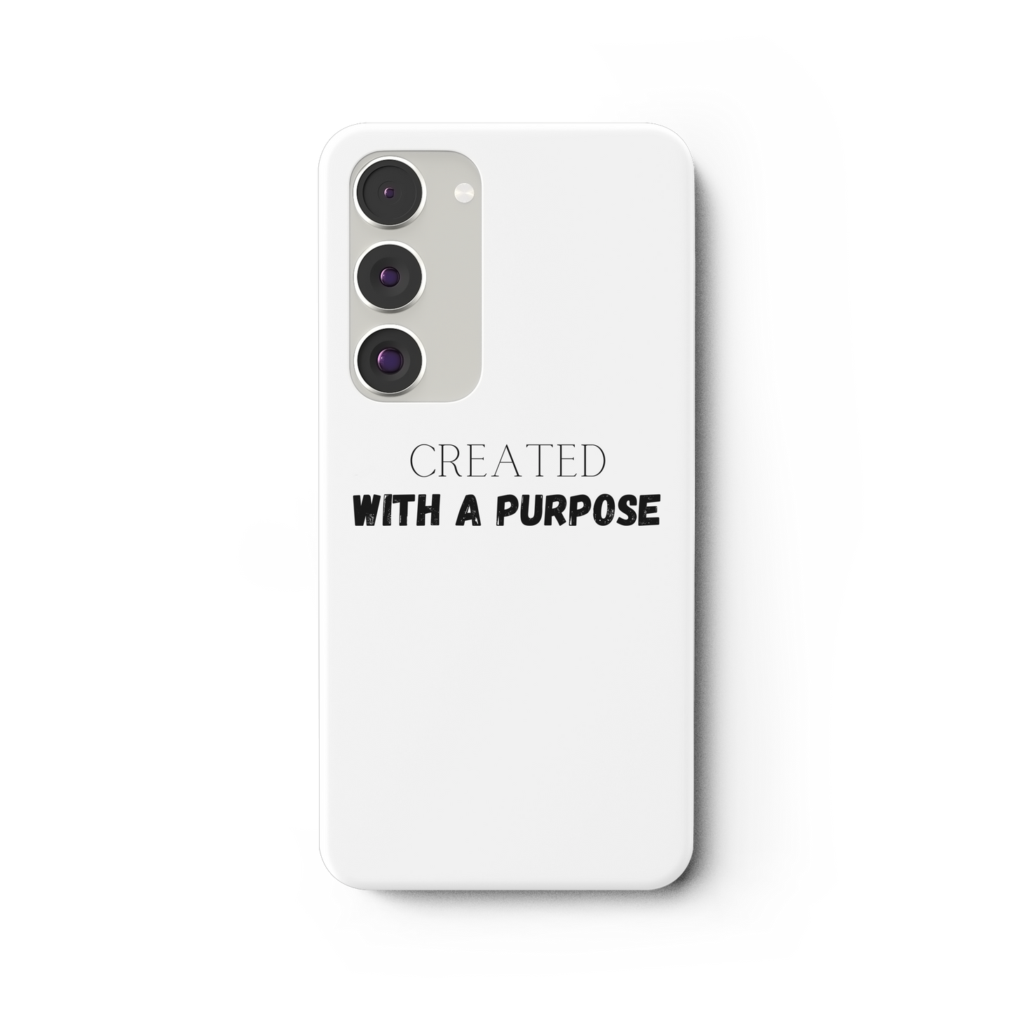 Created with a purpose - Samsung Galaxy S23 Plus Handyhülle - wertvoll und geliebt 