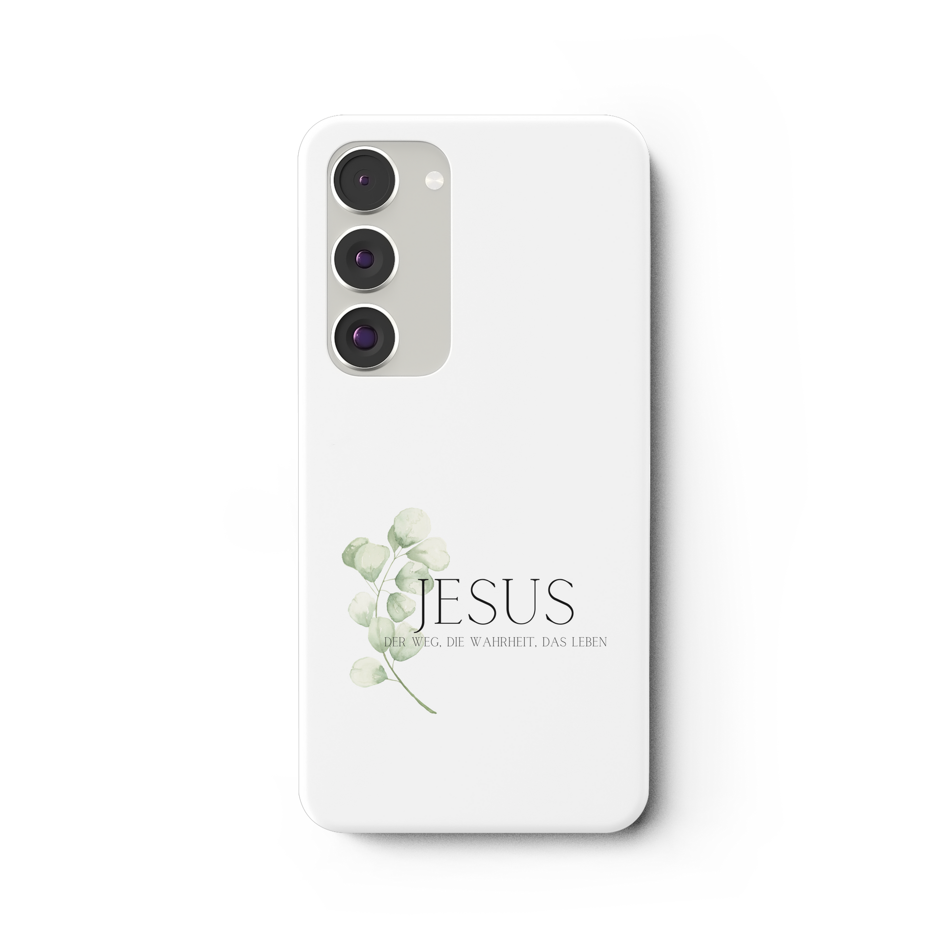 Jesus - der Weg, die Wahrheit, das Leben - Samsung Galaxy S23 Plus Handyhülle - wertvoll und geliebt 
