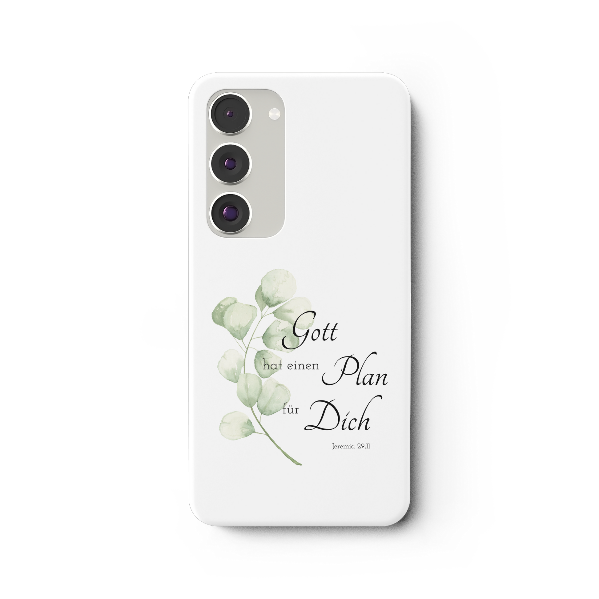Gott hat einen Plan für Dich - Samsung Galaxy S23 Plus Handyhülle - wertvoll und geliebt 