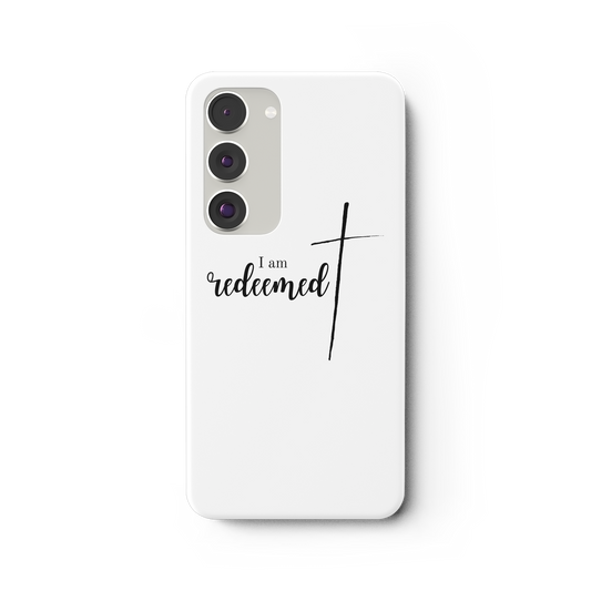I am redeemed - Samsung Galaxy S23 Plus Handyhülle - wertvoll und geliebt 