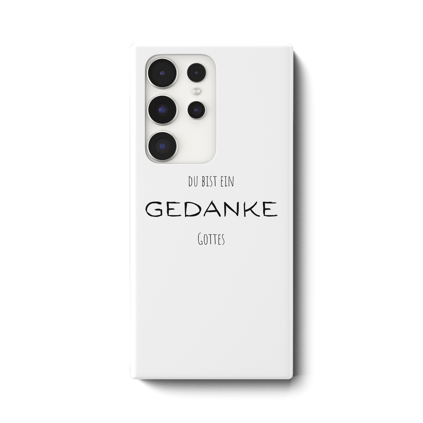 Du bist ein Gedanke Gottes - Samsung Galaxy S23 Ultra Handyhülle - wertvoll und geliebt 