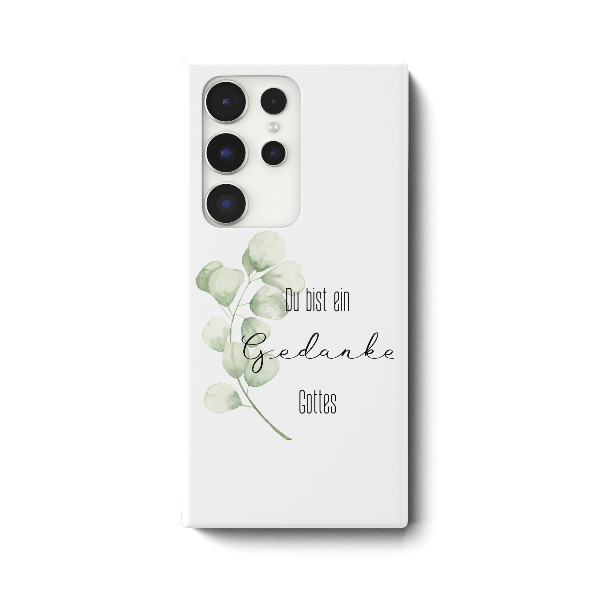 Du bist ein Gedanke Gottes - Samsung Galaxy S23 Ultra Handyhülle - wertvoll und geliebt 