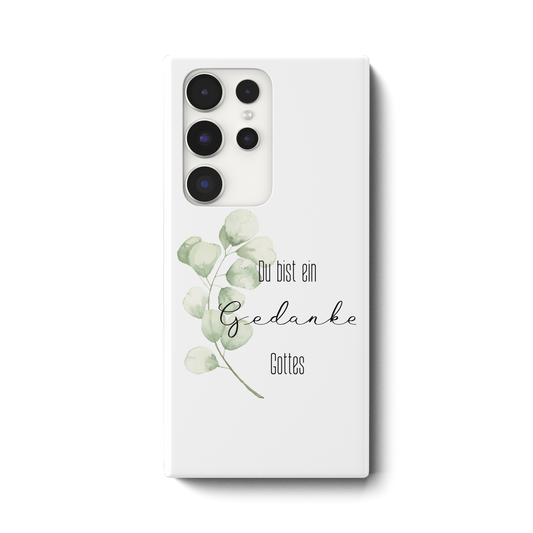 Du bist ein Gedanke Gottes - Samsung Galaxy S23 Ultra Handyhülle - wertvoll und geliebt 