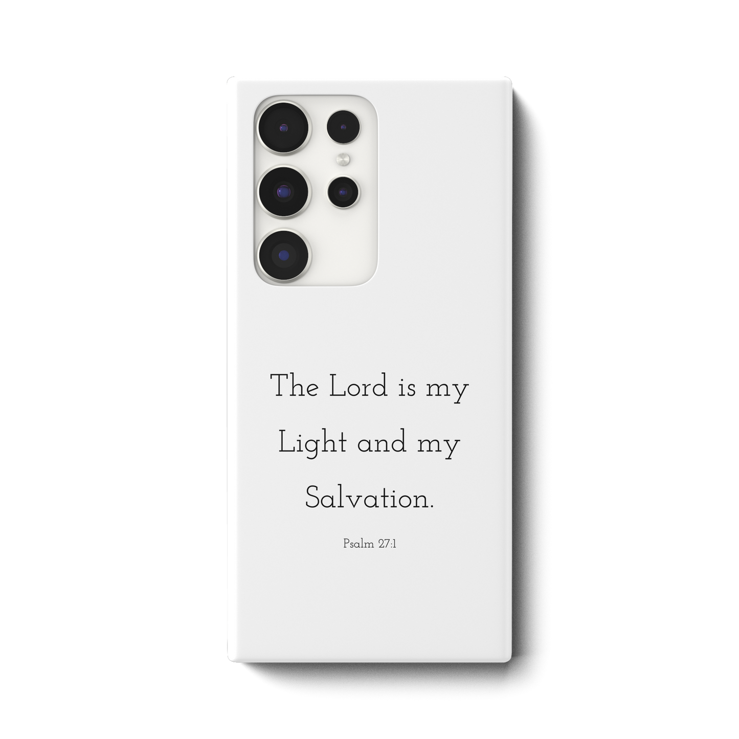 Psalm 27:1 - Samsung Galaxy S23 Ultra Handyhülle - wertvoll und geliebt 