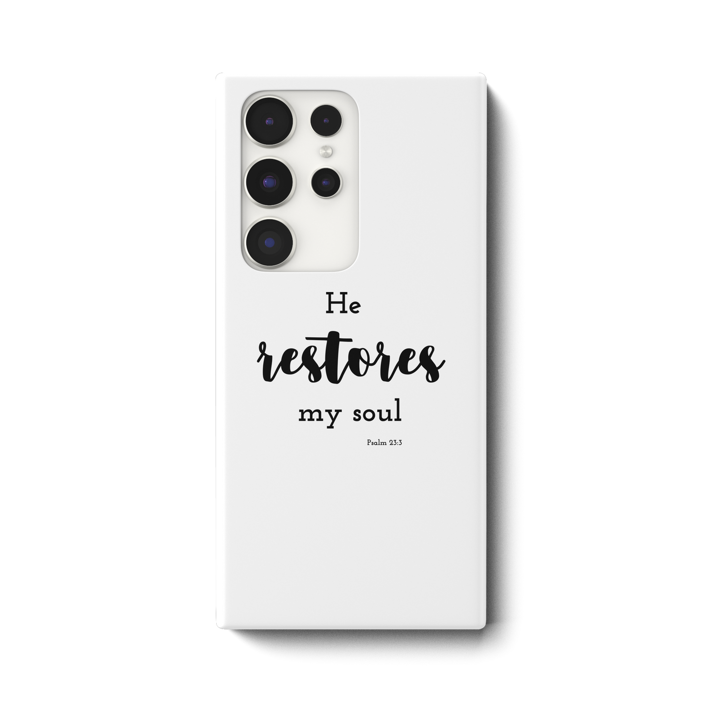 He restores my soul - Samsung Galaxy S23 Ultra Handyhülle - wertvoll und geliebt 