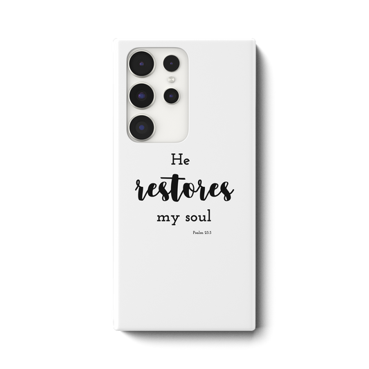 He restores my soul - Samsung Galaxy S23 Ultra Handyhülle - wertvoll und geliebt 