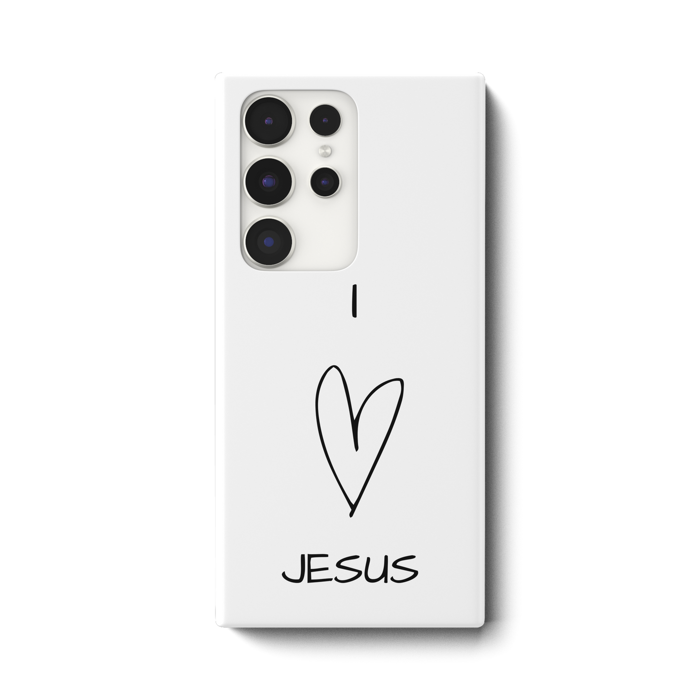 I love Jesus - Samsung Galaxy S23 Ultra Handyhülle - wertvoll und geliebt 
