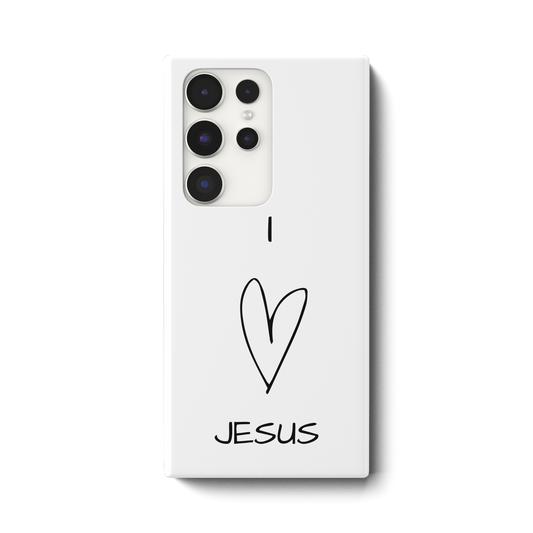 I love Jesus - Samsung Galaxy S23 Ultra Handyhülle - wertvoll und geliebt 