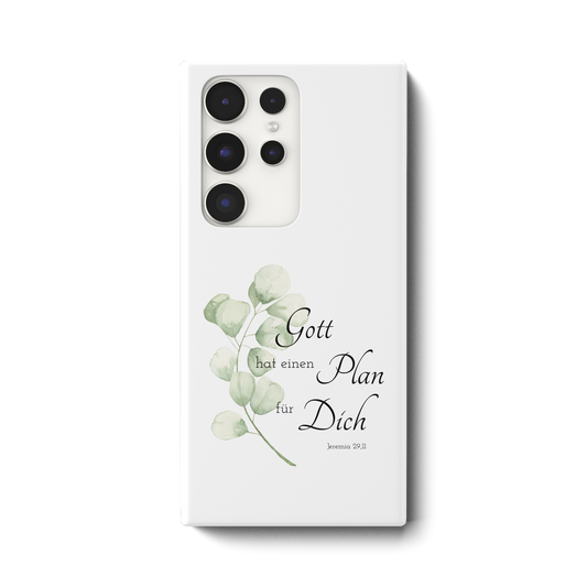 Gott hat einen Plan für Dich - Samsung Galaxy S23 Ultra Handyhülle - wertvoll und geliebt 