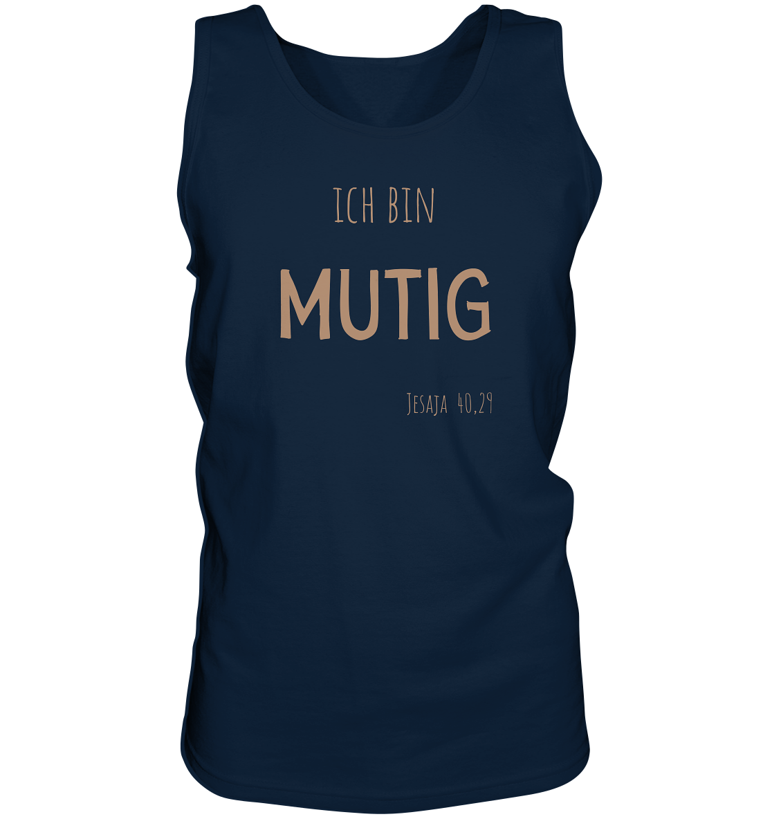 Mutig - Tank-Top - wertvoll und geliebt 